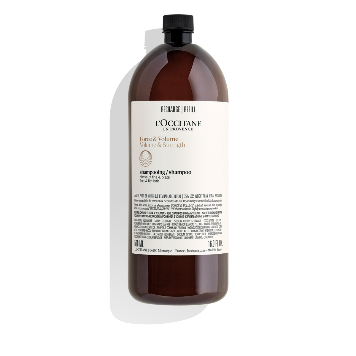 Volume & Strength Shampoo Refill 500Ml