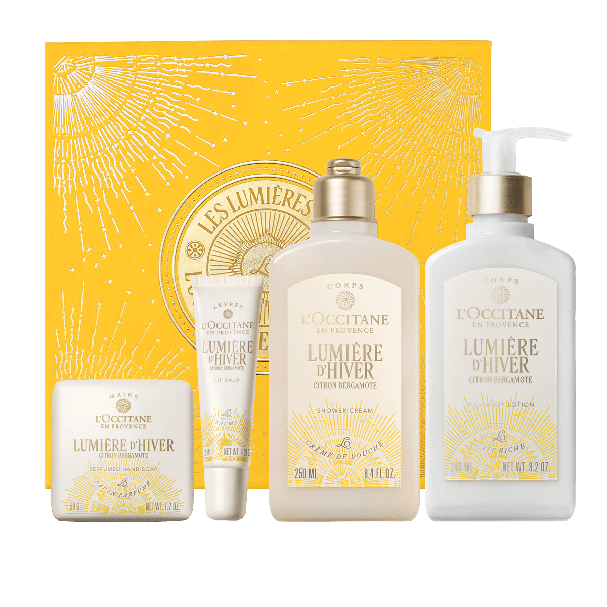 Poklon-set Lumière D’ Hiver – Citron Bergamot