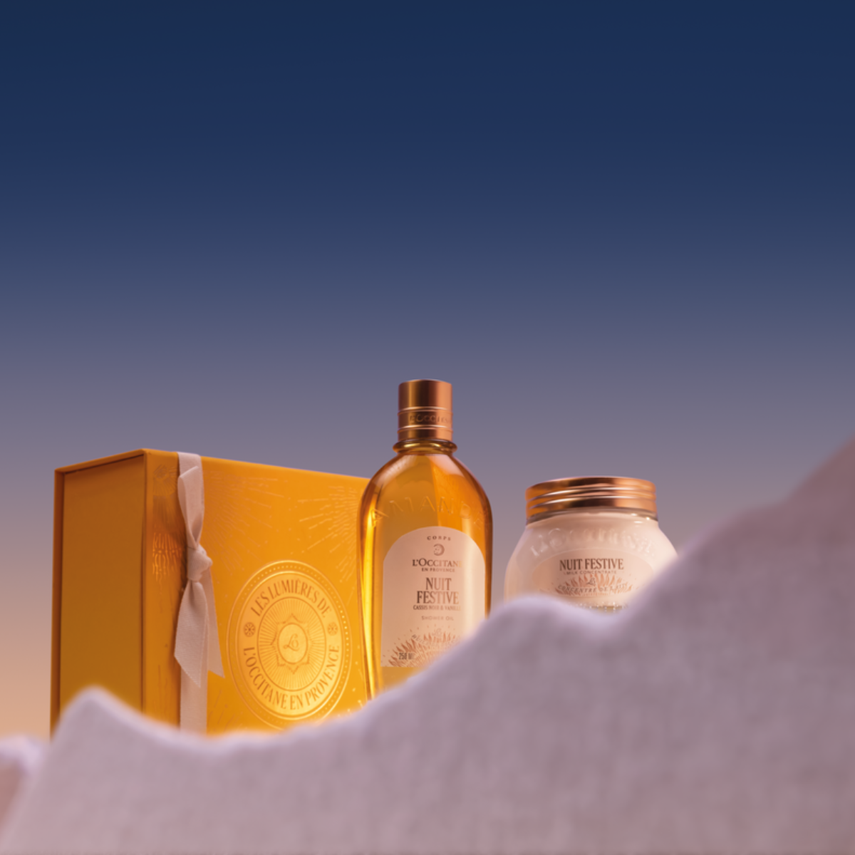 Ulje za tuširanje Nuit Festive – Cassis Noir & Vanille 250 ml – limitirano izdanje