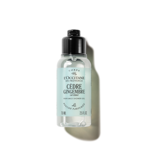 Cèdre Gingembre perfumed shower gel