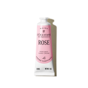 Rose perfumed hand cream