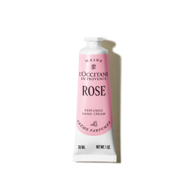 Rose perfumed hand cream