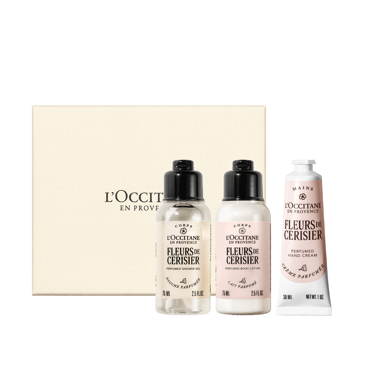 Poklon-set za tuširanje i njegu Neodoljiva Fleurs de Cerisier