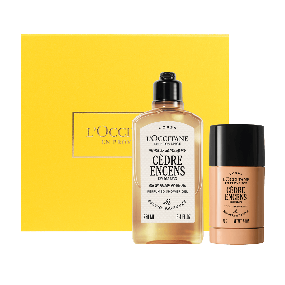 Poklon-set  Cèdre Encens Eau Des Baux