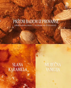 Mirisna maglica za kosu i tijelo Amande Crème Brûlée