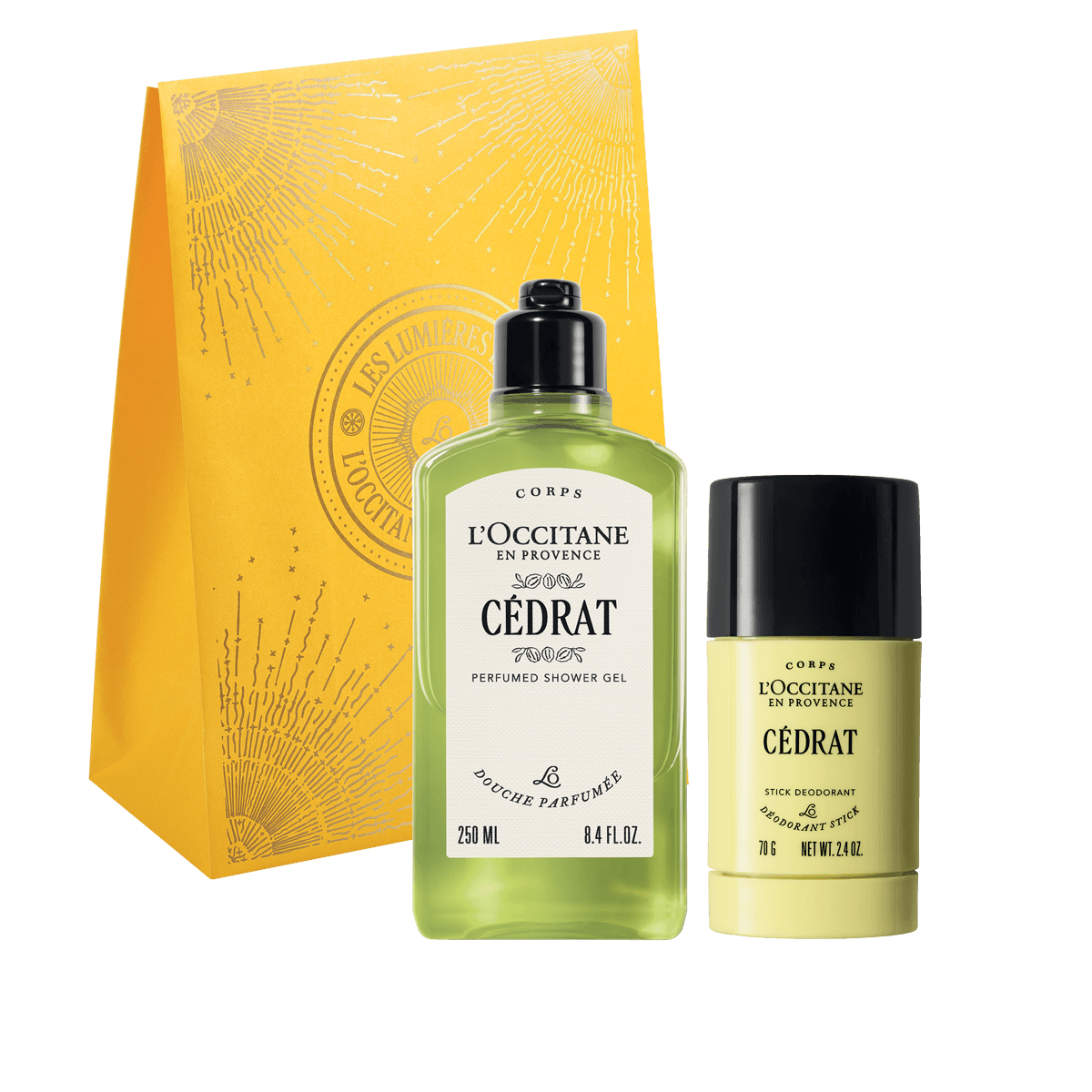 Set za tuširanje i dezodorans Cédrat