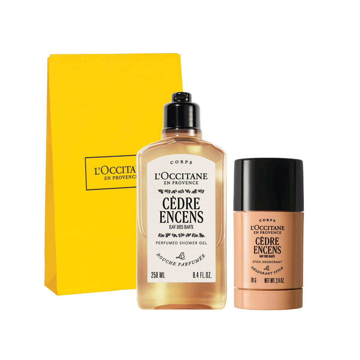 Poklon set Cèdre Encens