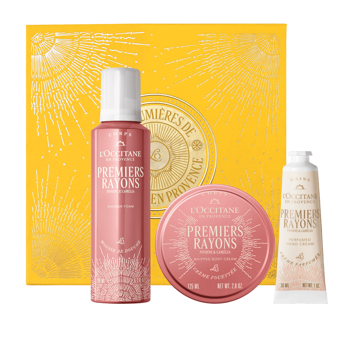 Poklon-set Premiers Rayons – Pivoine & Camélia