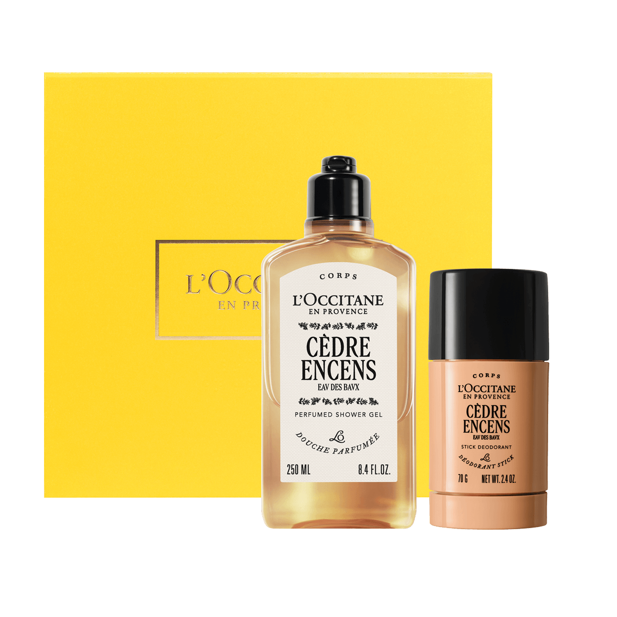 Poklon-set  Cèdre Encens Eau Des Baux